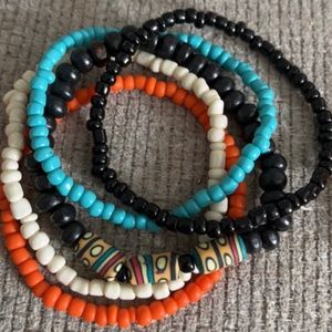 Beaded, Stretch, Bracelet Set